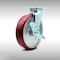 Service Caster 8 Inch SS Poly on Aluminum Swivel Caster with Roller Bearing and Brake SCC SCC-SS30S820-PAR-TLB - alternate 3